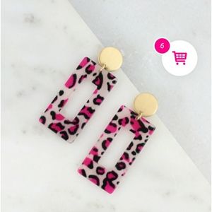 Leopard earrings